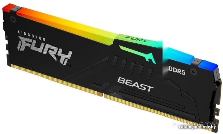 Оперативная память Kingston FURY Beast RGB 2x8ГБ DDR5 5600 МГц KF556C40BBAK2-16, фото 2