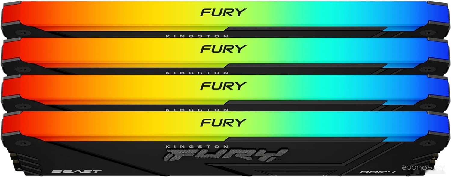 Оперативная память Kingston FURY Beast RGB 4x8ГБ DDR4 3600 МГц KF436C17BB2AK4/32, фото 2