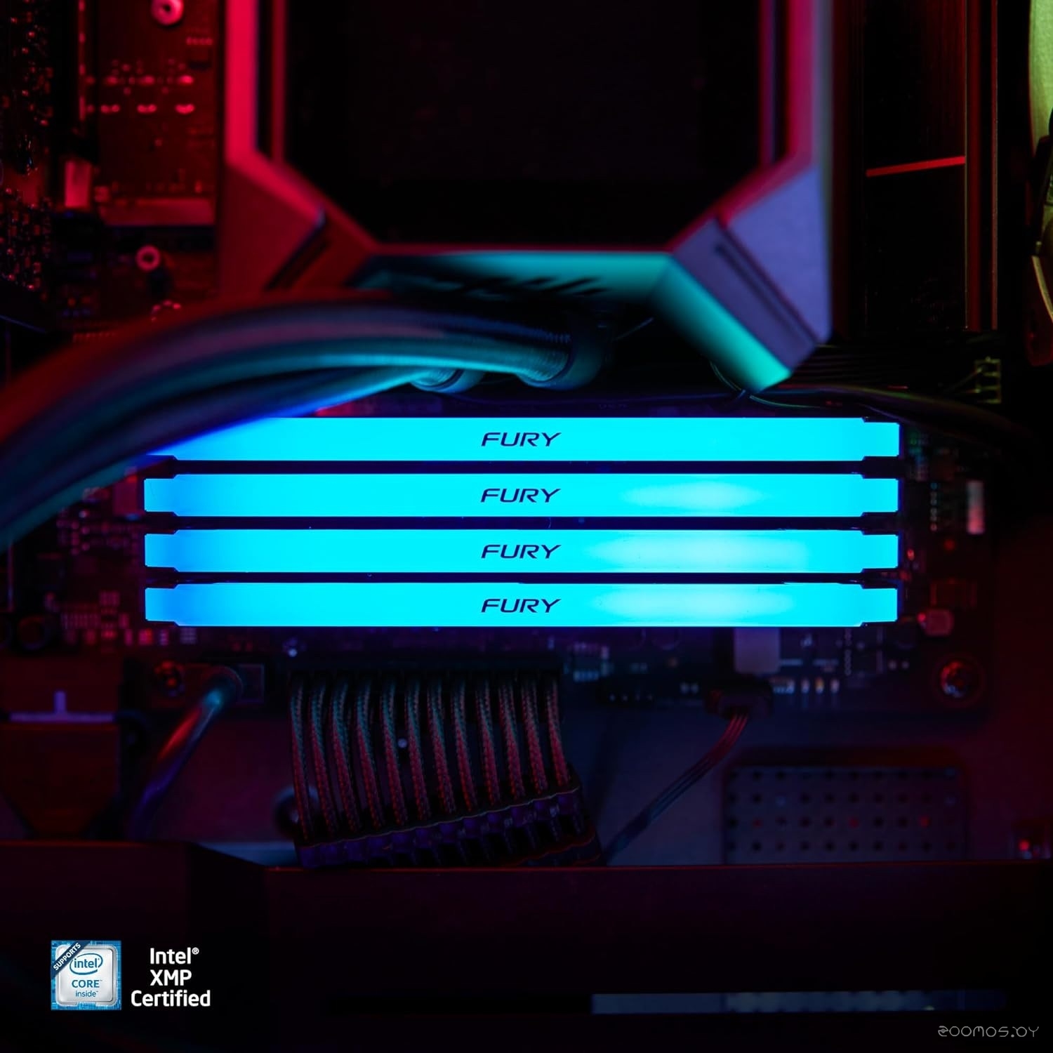 Оперативная память Kingston FURY Beast RGB 4x8ГБ DDR4 3600 МГц KF436C17BB2AK4/32, фото 6
