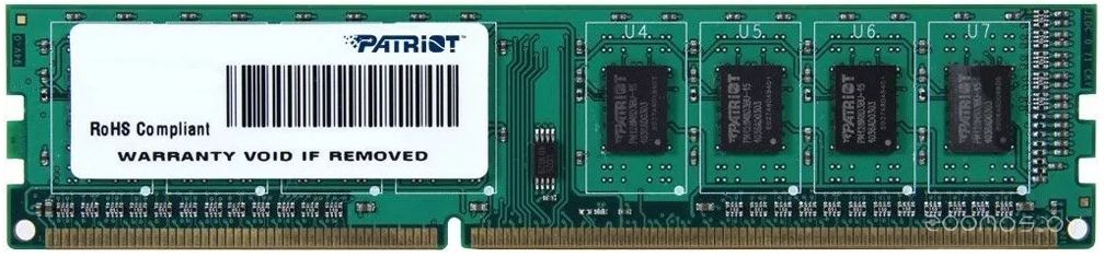 Оперативная память Patriot 4GB DDR3 PC3-12800 [PSD34G1600L81]