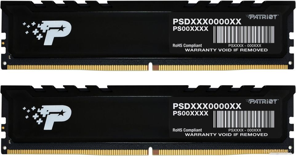 Оперативная память Patriot Signature Premium 2x8ГБ DDR5 4800МГц PSP516G4800KH1, фото 1
