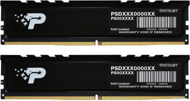 Оперативная память Patriot Signature Premium 2x8ГБ DDR5 4800МГц PSP516G4800KH1