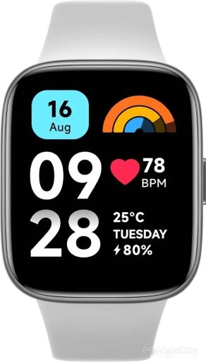 Умные часы Xiaomi Redmi Watch 3 Active (серый, международная версия)