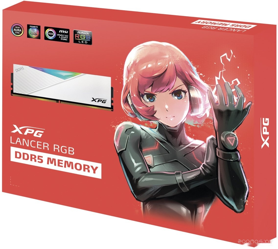Оперативная память A-Data XPG Lancer RGB 2x16ГБ DDR5 6800 МГц AX5U6800C3416G-DCLARWH, фото 4