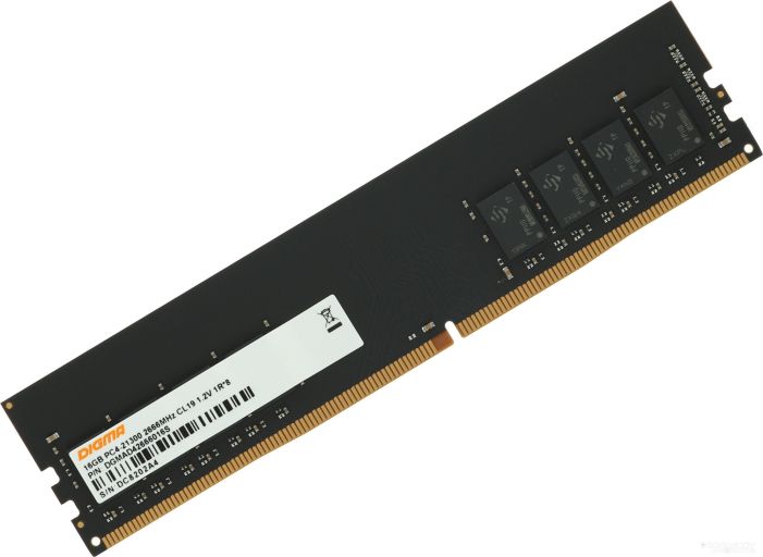Оперативная память DIGMA 16ГБ DDR4 2666 МГц DGMAD42666016S, фото 1