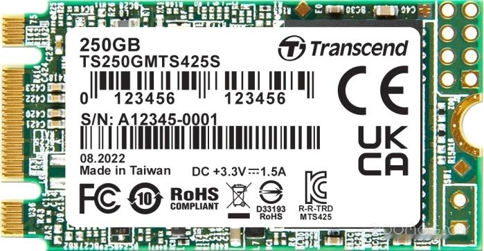 SSD Transcend 425S 250GB TS250GMTS425S