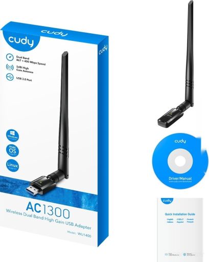 Wi-Fi адаптер Cudy WU1400 1.0