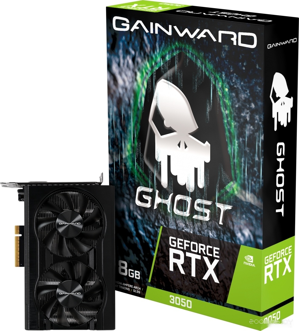 Видеокарта Gainward GeForce RTX 3050 Ghost 8GB NE63050018P1-1070B, фото 2