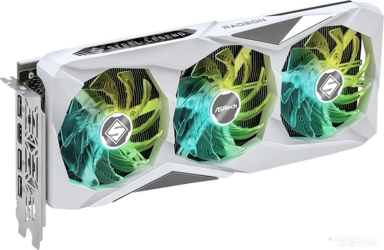 Видеокарта ASROCK Radeon RX 7600 XT Steel Legend 16GB OC RX7600XT SL 16GO, фото 1