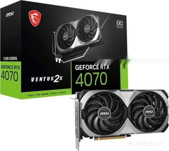 Видеокарта MSI GeForce RTX 4070 Ventus 2X E1 12G OC