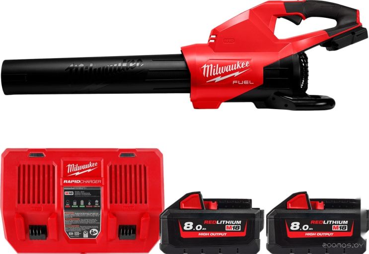 Ручная воздуходувка Milwaukee M18 FUEL M18F2BL-802 4933479988 (с 2-мя АКБ)