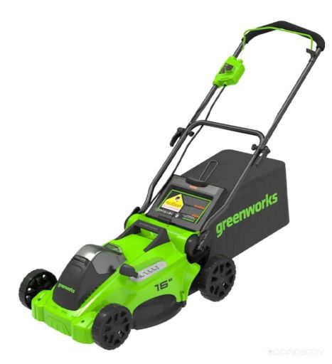 Газонокосилка электрическая Greenworks GD40LM16X / 2517907 (без АКБ и ЗУ)