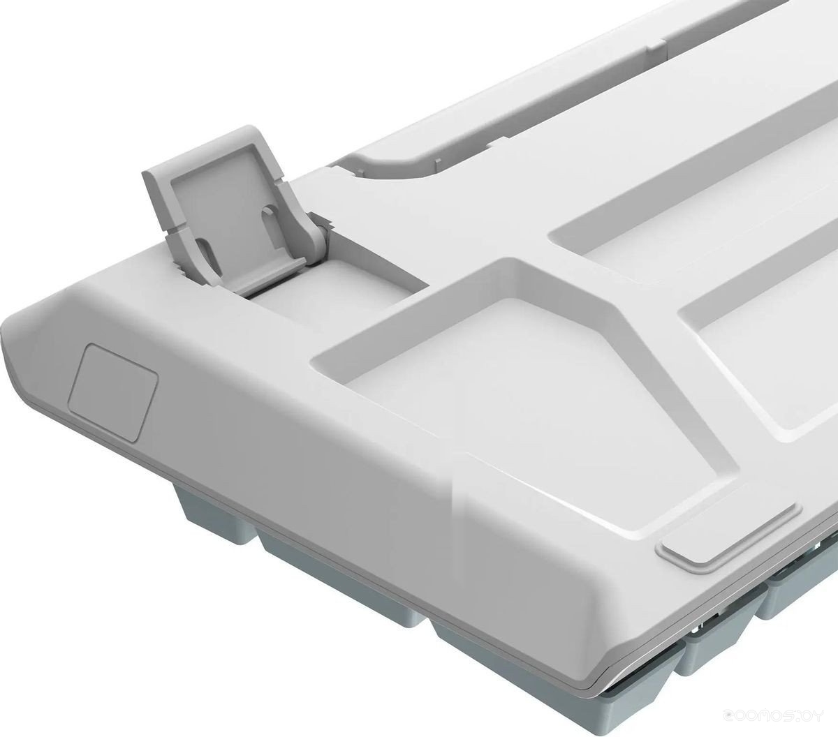 Клавиатура A4Tech Fstyler FS100 Neon (серебристый/голубой), фото 2