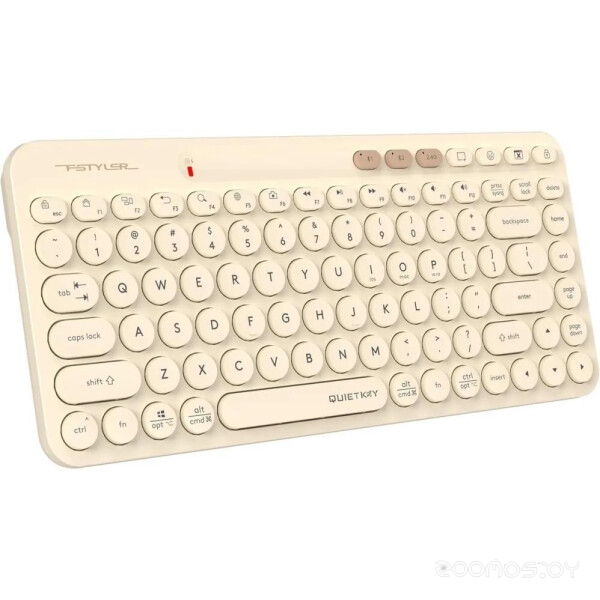 Клавиатура A4Tech Fstyler FBK36C AS (бежевый), фото 2