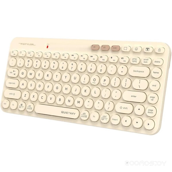 Клавиатура A4Tech Fstyler FBK36C AS (бежевый), фото 3