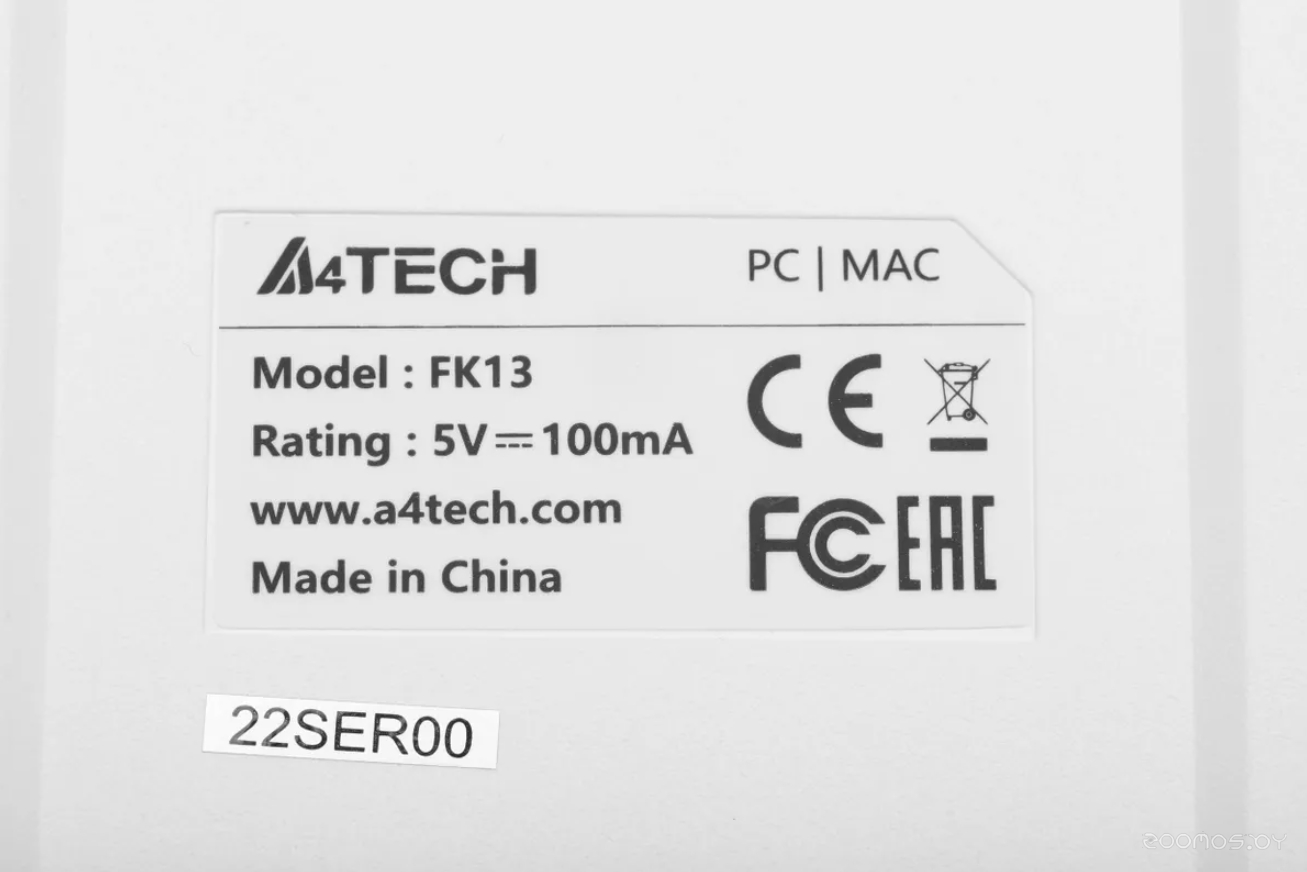 Цифровой блок A4Tech Fstyler FK13 (белый), фото 3
