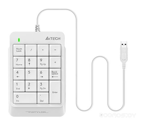 Цифровой блок A4Tech Fstyler FK13 (белый), фото 1