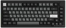 Клавиатура Akko 5075B Plus Black & Sliver (Akko Cream Yellow V3)