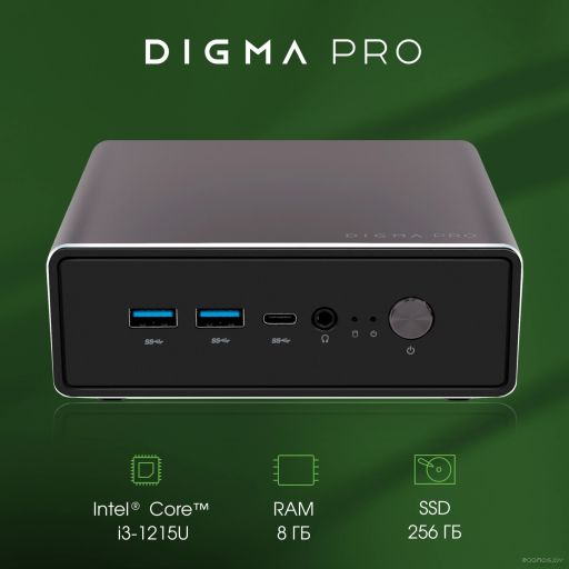 Компактный компьютер DIGMA Pro Minimax U1 DPP3-ADXW01