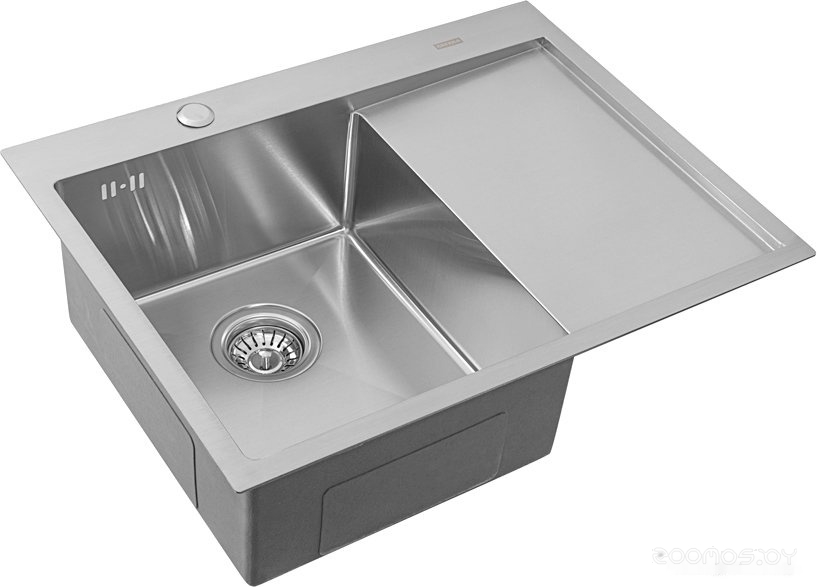 Кухонная мойка ARFEKA AF 650*505 L Satin Nano, фото 10