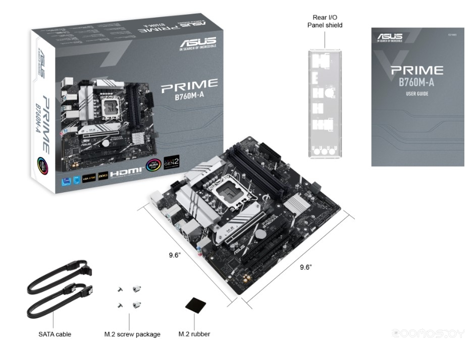 Материнская плата Asus Prime B760M-A-CSM, фото 2