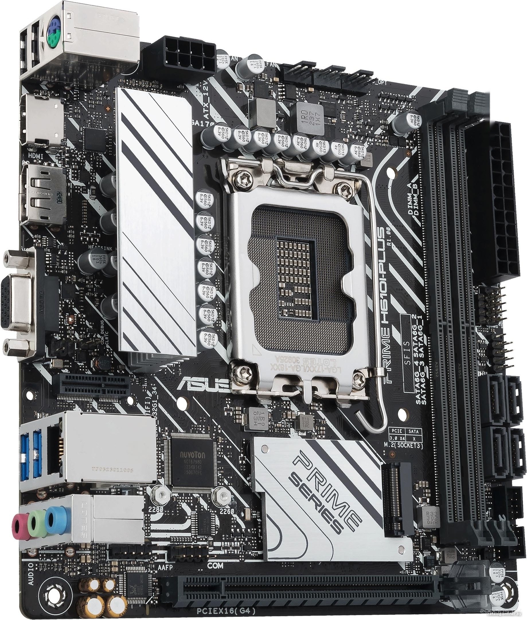 Материнская плата Asus Prime H610I-PLUS-CSM, фото 2