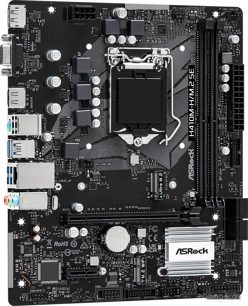 Материнская плата ASROCK H410M-H/M.2 SE, фото 3