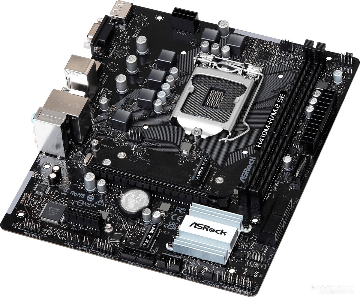 Материнская плата ASROCK H410M-H/M.2 SE, фото 2