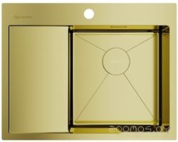 Кухонная мойка Omoikiri Akisame 65-LG-R 4973084 (светлое золото)