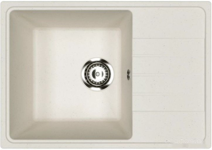Кухонная мойка Practik PR-M 600-001 (белый камень)