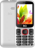 Кнопочный телефон BQ-Mobile BQ-2440 Step L+ (белый/красный)