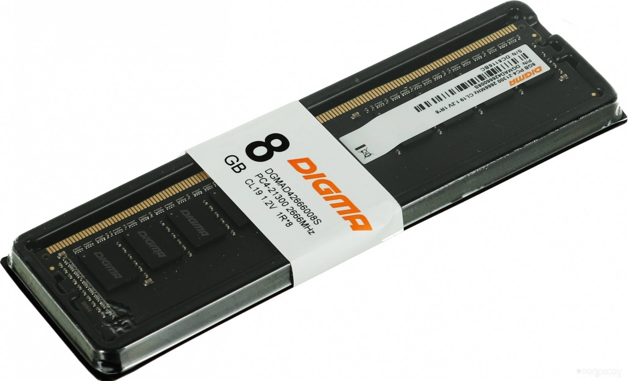 Оперативная память DIGMA 8ГБ DDR4 2666 МГц DGMAD42666008S, фото 3