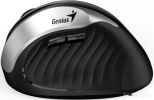 Вертикальная мышь Genius Ergo 8250S (черный/серебристый)