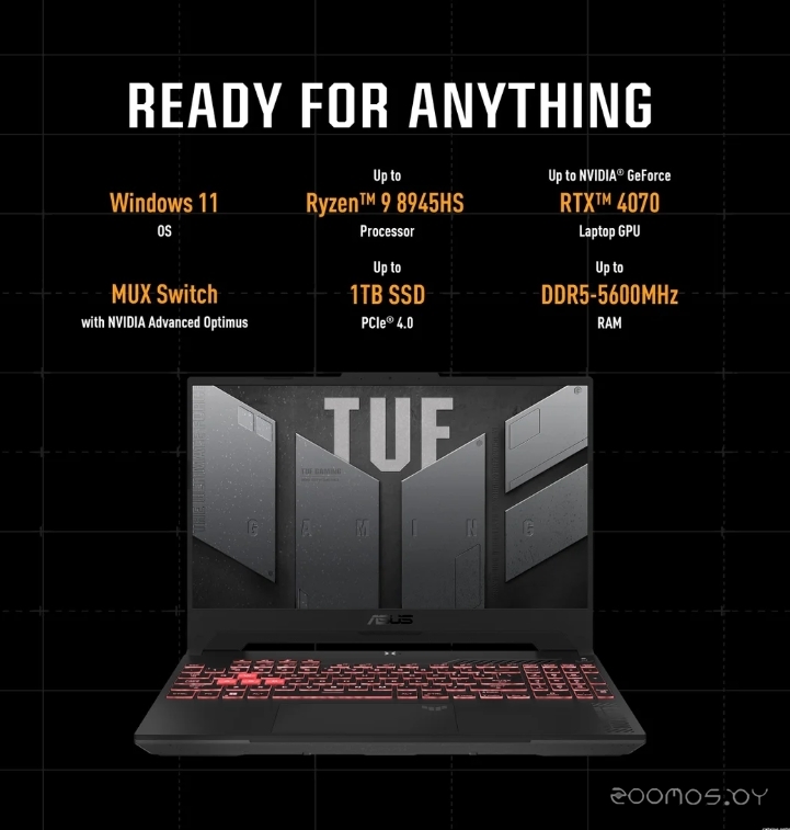 Игровой ноутбук Asus TUF Gaming A15 2024 FA507UI-LP166, фото 16