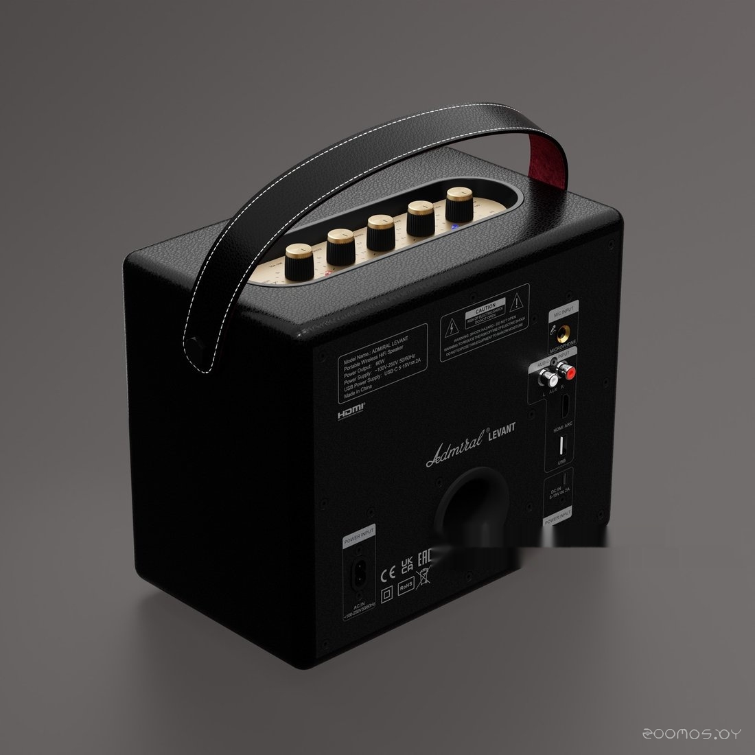 Беспроводная колонка Admiral Audio Levant (черный), фото 4