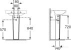 Пьедестал для умывальника Roca Debba 33799000Y