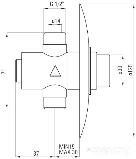 Смеситель Deante Press BBH 048L, фото 2