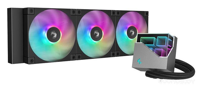 Жидкостное охлаждение для процессора Deepcool LT360 ARGB R-LT360-BKAMNC-G-1