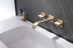 Смеситель Abber Wasserfall AF8612G (золото матовое)