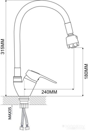 Смеситель Econoce EC0245BL, фото 1