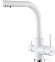 Смеситель Paulmark Essen 213011-431TW (белый матовый)