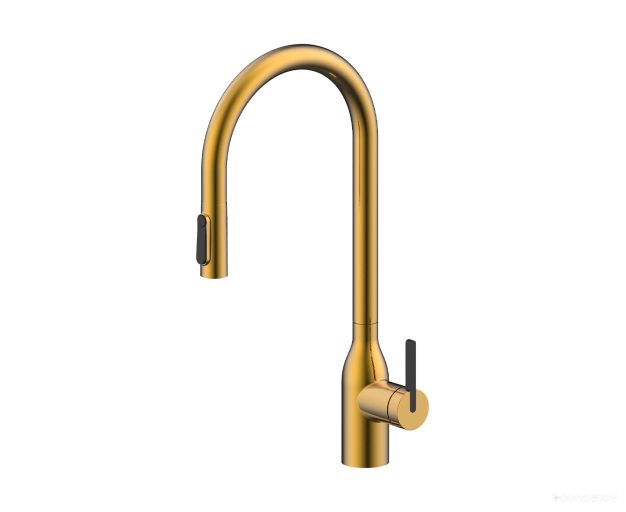 Смеситель Paulmark Iniversal Un213880-BG (золото/брашированное золото), фото 1
