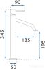 Смеситель Rea Level B2045 (светлое золото)