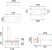 Смеситель Rea Oval + Box B8860 (черный)