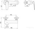 Смеситель Slezak RAV Тигрис TG181.5 (хром)