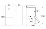 Холодильник Maunfeld MFF185NFW Inverter