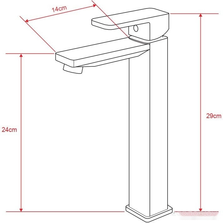 Смеситель Ekko E1106-7, фото 2