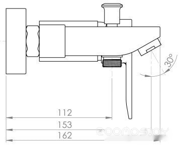 Смеситель Inan Kehribar M2301K, фото 4