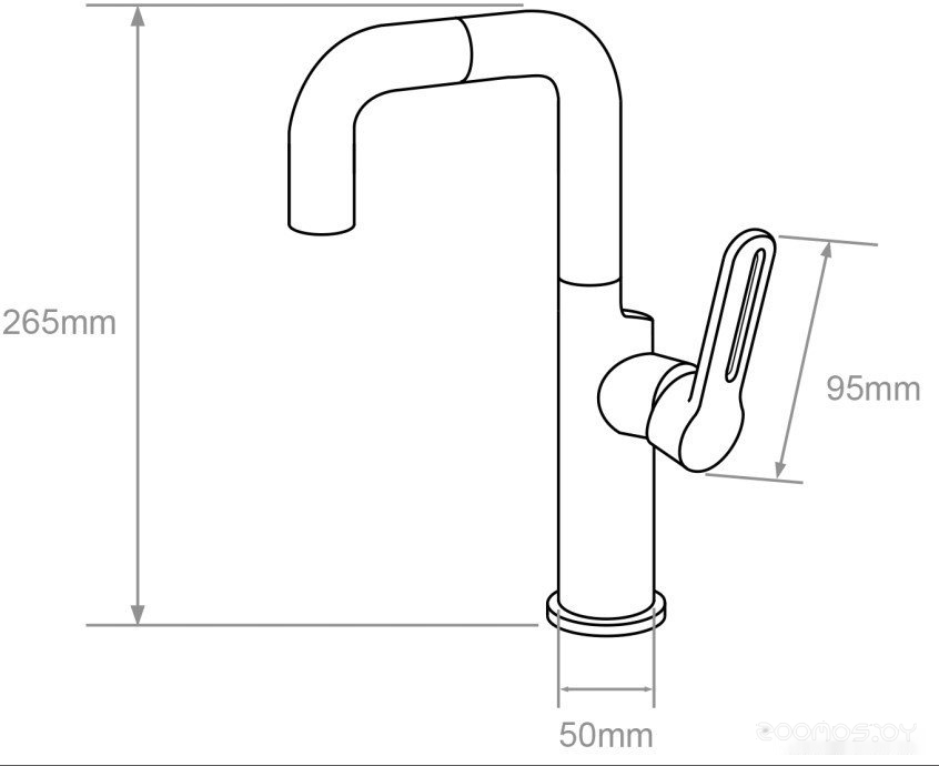 Смеситель Ekko E1105-8, фото 2