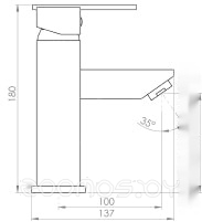 Смеситель Inan Kuvars M1202, фото 2